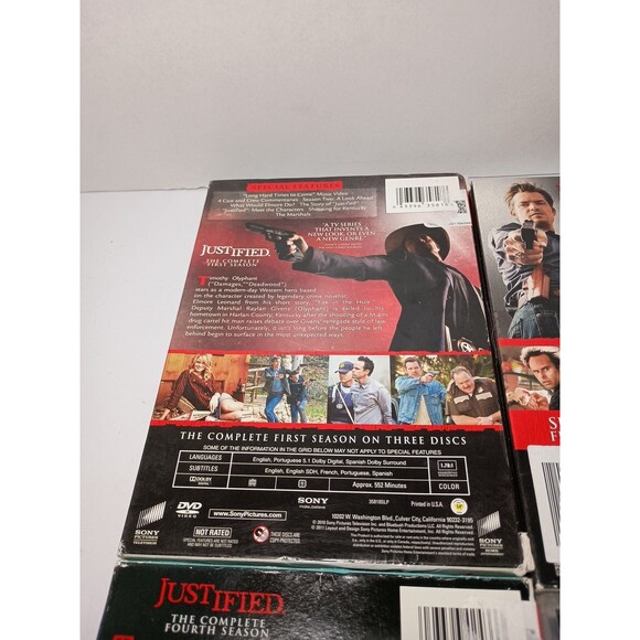 Justified Complete Series (DVD, Seasons 1–6, 18-Disc Set) - Picture 9 of 14